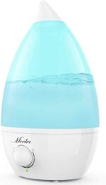 Mooka Humidifiers 2-in-1 Cool Mist Humidifier Diffuser for Baby Home Bedroom Office, 2L Essential Oil Diffuser with Adjustable Mist Output, Waterless Auto-Off, Whisper-Quiet, Up to 21 Hours, BPA Free