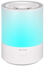 MADETEC Top Fill Humidifiers for Home, 4L/1.06 Gal Quiet Ultrasonic Cool Mist Humidifier for Bedroom Baby Room Large Room with Adjustable Mist Up to 40 Hours, Auto Shut Off, Essential Oil Compatible(Blue)