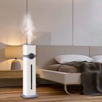 Ultrasonic Humidifiers for Home, Large Room, Top Fill Humidifiers with Humidistat, Quiet Cool Mist Humidifiers of Large Capacity(9L/2.3Gal) for 36H Humidifying, 300ML/H Max Mist Output